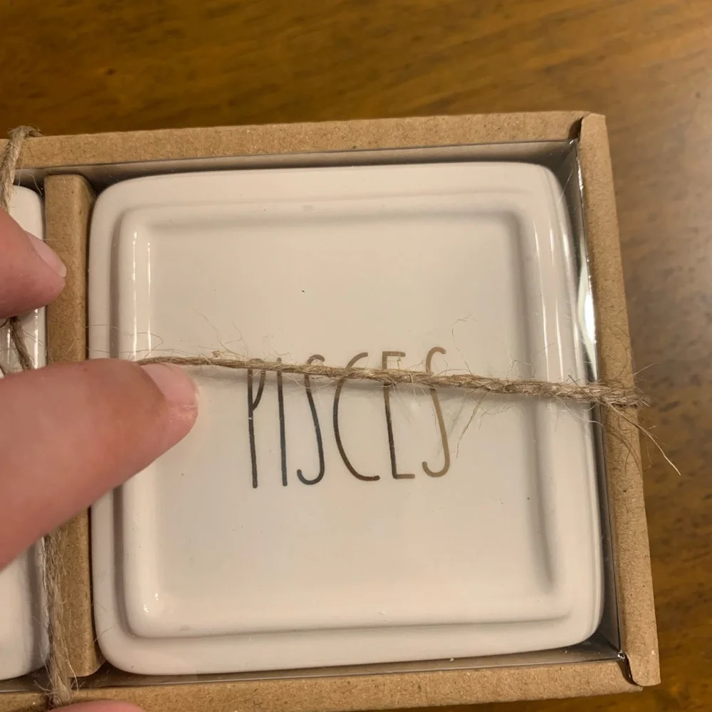 NWT Rae Dunn Astrology Pisces Jewelry Trinket Box